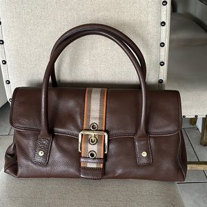 WHISPER Faux leather LARGE SATCHEL SHOULDER BAG beige cream taupe trim C9 WHISPER Faux leather LARGE SATCHEL SHOULDER BAG beige cream taupe trim C9